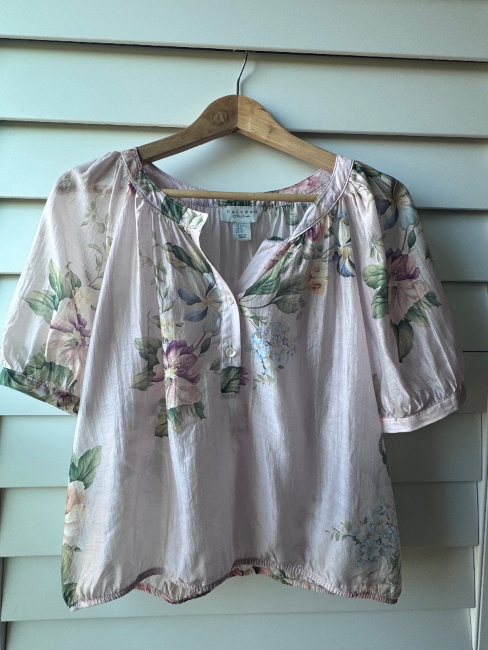 Calypso St Barts Floral Shirt XL